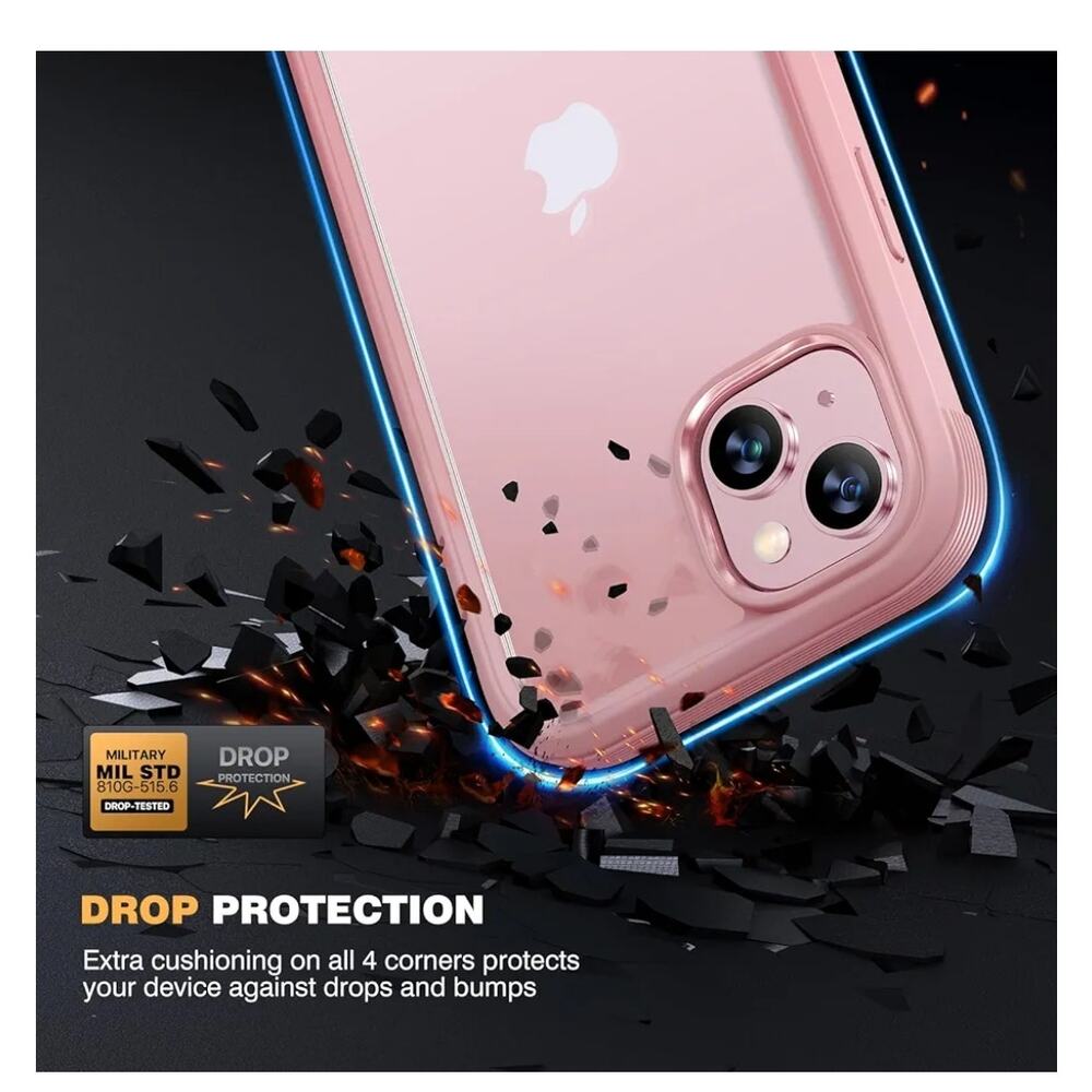 iPhone15 Case Full Body Rugged Case, Built-in Touch Sensitive Anti-Scratch Scree - Picture 3 of 6
